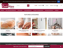 Tablet Screenshot of cookware.ie